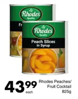 Save Hyper Rhodes Peaches/ Fruit Cocktail offer