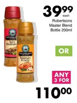 Save Hyper Robertsons Master Blend Bottle offer