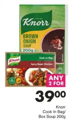 Save Hyper Knorr Cook In Bag/ Box Soup offer