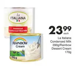 Save Hyper La Italiana Condensed Milk/ Rainbow Dessert Cream offer