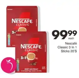 Save Hyper Nescafé Classic 3 In 1 Sticks offer