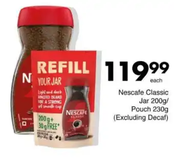 Save Hyper Nescafe Classic Jar/ Pouch offer
