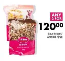 Save Hyper Save Muesli/ Granola offer