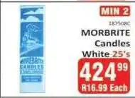 KitKat Cash and Carry MORBRITE Candles White 25's offer