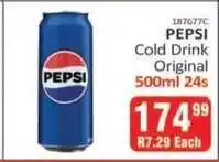 KitKat Cash and Carry PEPSI Cold Drink Original 500ml 24s offer