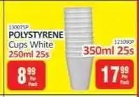 KitKat Cash and Carry Polystyrene Cups White 250ml 25s offer