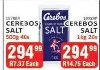 KitKat Cash and Carry Cerebos Salt 500g offer