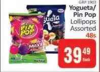 KitKat Cash and Carry Yogueta/Pin Pop Lollipops Assorted 48s offer