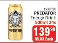 KitKat Cash and Carry PREDATOR ENERGY DRINK offer