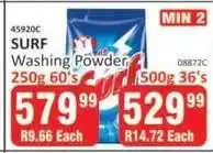 KitKat Cash and Carry SURF Washing Powder 250g 60's offer