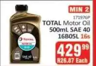 KitKat Cash and Carry TOTAL Motor Oil offer