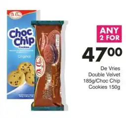 Save Hyper De Vries Double Velvet/ Choc Chip Cookies offer
