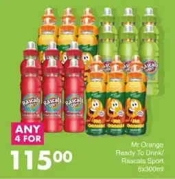 Save Hyper Mr Orange Ready To Drink/ Rascals Sport offer