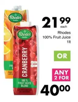 Save Hyper Rhodes 100% Fruit Juice offer