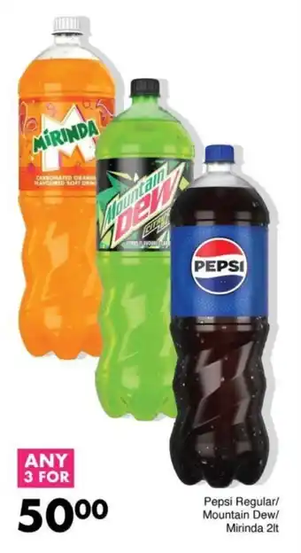 Save Hyper Pepsi Regular/ Mountain Dew/ Mirinda offer