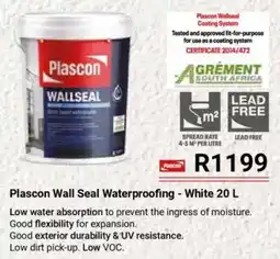 BUCO Plascon Wall Seal Waterproofing offer
