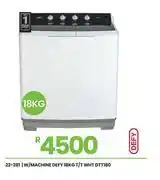 Fair Price Defy 18Kg T/T WHT Washing Machine DTT180 22-281 offer
