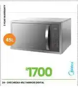 Fair Price Midea 45L Mirror Digital Microwave 24-245 offer