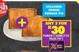 Shoprite PIEMAN’S HOMESTYLE VALUE PIE’S offer