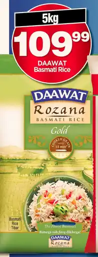 Choppies DAAWAT Basmati Rice offer