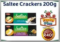 Foodeez Saltee Crackers offer
