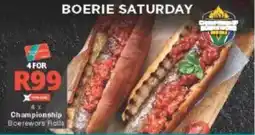 Checkers Championship Boerewors Rolls offer