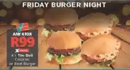 Checkers The Deli Chicken or Beef Burger offer