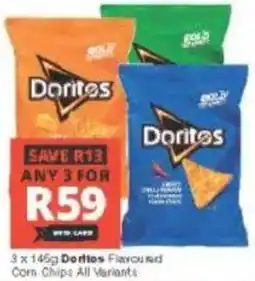 Checkers Doritos Flavoured Corn Chips All Variants offer