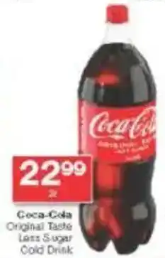 Checkers Coca-Cola Original Taste Less Sugar Cold Drink offer