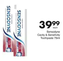 Save Hyper Sensodyne Cavity & Sensitivity Toothpaste offer