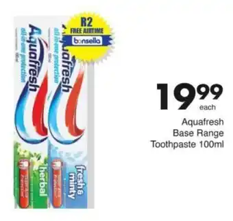 Save Hyper Aquafresh Base Range Toothpaste offer