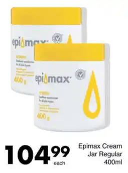 Save Hyper Epimax Cream Jar Regular offer