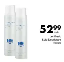 Save Hyper Lentheric Solo Deodorant offer