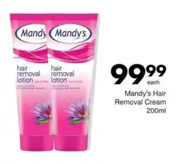 Save Hyper Mandy's Hair Removal Cream offer