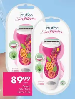 Save Hyper Schick Silk Effect Razor 2 Up offer