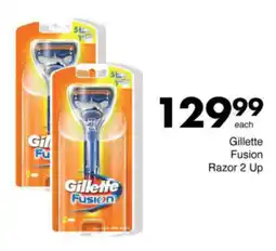Save Hyper Gillette Fusion Razor 2 Up offer
