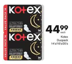 Save Hyper Kotex Duopack offer