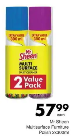 Save Hyper Mr Sheen Multisurface Furniture Polish offer