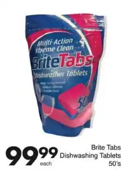 Brite Tabs Dishwashing Tablets
