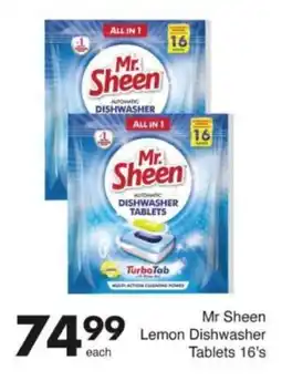 Save Hyper Mr Sheen Lemon Dishwasher Tablets offer