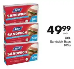 Save Hyper UBL Sandwich Bags offer