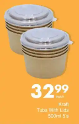 Save Hyper Kraft Tubs With Lids offer