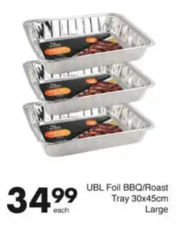 Save Hyper UBL Foil BBQ/ Roast Tray Large offer