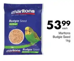 Save Hyper Marltons Budgie Seed offer