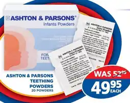 Link Pharmacy Ashton & parsons teething powders offer