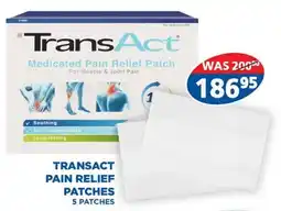 Link Pharmacy TransAct Medicated Pain Relief Patch offer