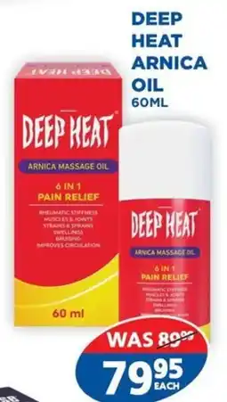 Link Pharmacy Deep heat arnica oil offer