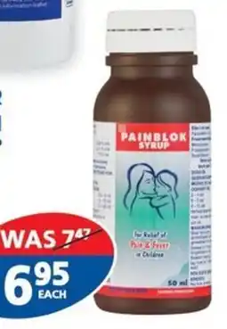Link Pharmacy Painblok for children syrup offer