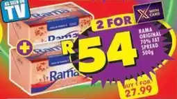 Shoprite Rama original 70% fat spread offer