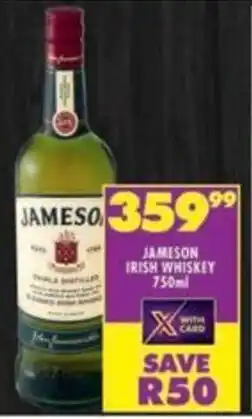 Shoprite Jameson irish whiskey offer